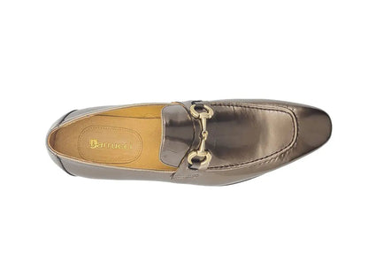 Carrucci Patent Leather Horse Bit Loafer