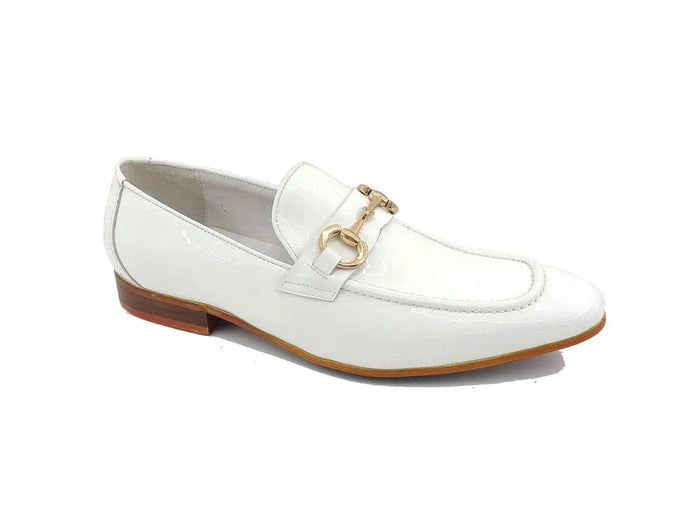 Carrucci Patent Leather Horse Bit Loafer