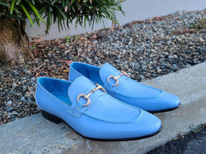 Carrucci Patent Leather Horse Bit Loafer