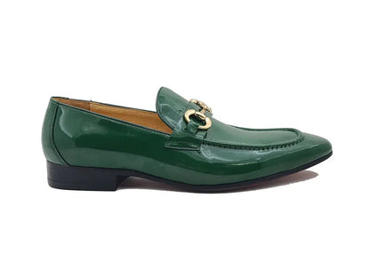 Carrucci Patent Leather Horse Bit Loafer