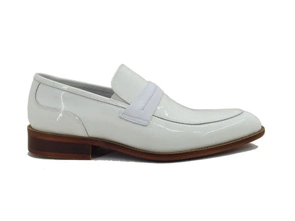 Carrucci Patent Leather Tuxedo Penny Loafer