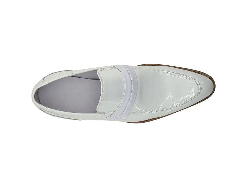 Patent Leather Tuxedo  Loafer Penny