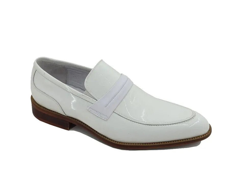 Patent Leather Tuxedo  Loafer Penny
