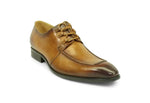 Carrucci Patina Finish Calfskin Lace-Up Shoe