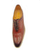 Patina Wing-tip Oxford with Medallion on Toe