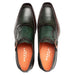 Mezlan Patina Calf Plain Toe Monk
