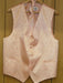 PEACH DRESS TUXEDO WEDDING Vest ~ Waistcoat ~ Waist coat & TIE SET Buy 10 of same color Tie For $25 Each - Men's Neck Ties - Mens Dress Tie - Trendy Mens Ties