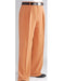 Daniel Men's Stylish Wide Leg Pants Peach ~ Light Orangish ~ Light Rust Men's Wide Leg Trousers - Cheap Priced Dress Slacks For Men On Sale