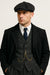 Brand New Quality Peaky Blinders Style Tweed Vested Peaky Blinders Suit - Peaky Blinders Outfit + Overcoat + Hat