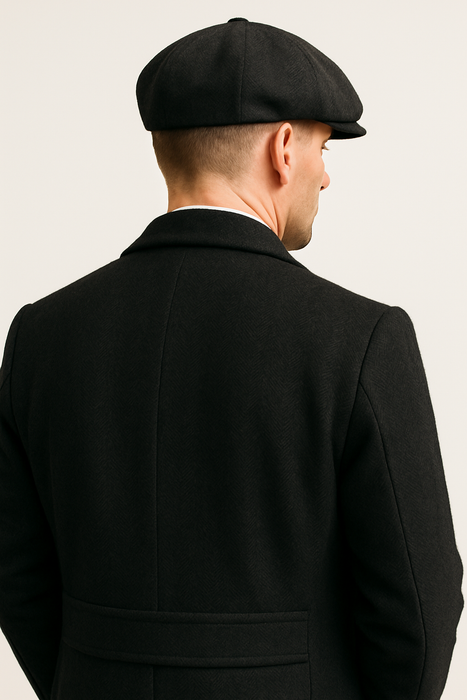 Brand New Quality Peaky Blinders Style Tweed Vested Peaky Blinders Suit - Peaky Blinders Outfit + Overcoat + Hat