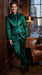 Shiny Metallic Party Emerald Suit