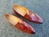 Carrucci Penny Loafer Features Alligator Embossed Calfskin