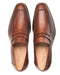 Calfskin Penny Loafer Cognac By Mezlan Made In Spain Brand