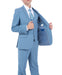 Perry Ellis Boys 5 PC Solid Suits