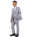 Perry Ellis Boys Suit Solid Light Grey