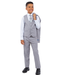 Perry Ellis Boys Suit Solid Light Grey