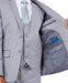 Perry Ellis Boys Suit Solid Light Grey