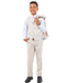 Perry Ellis Boys Suit Solid Light Tan