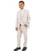 Perry Ellis Boys Suit Solid Light Tan