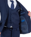 Perry Ellis Boys Suit Solid Navy