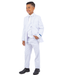 Perry Ellis Boys Suit Solid White