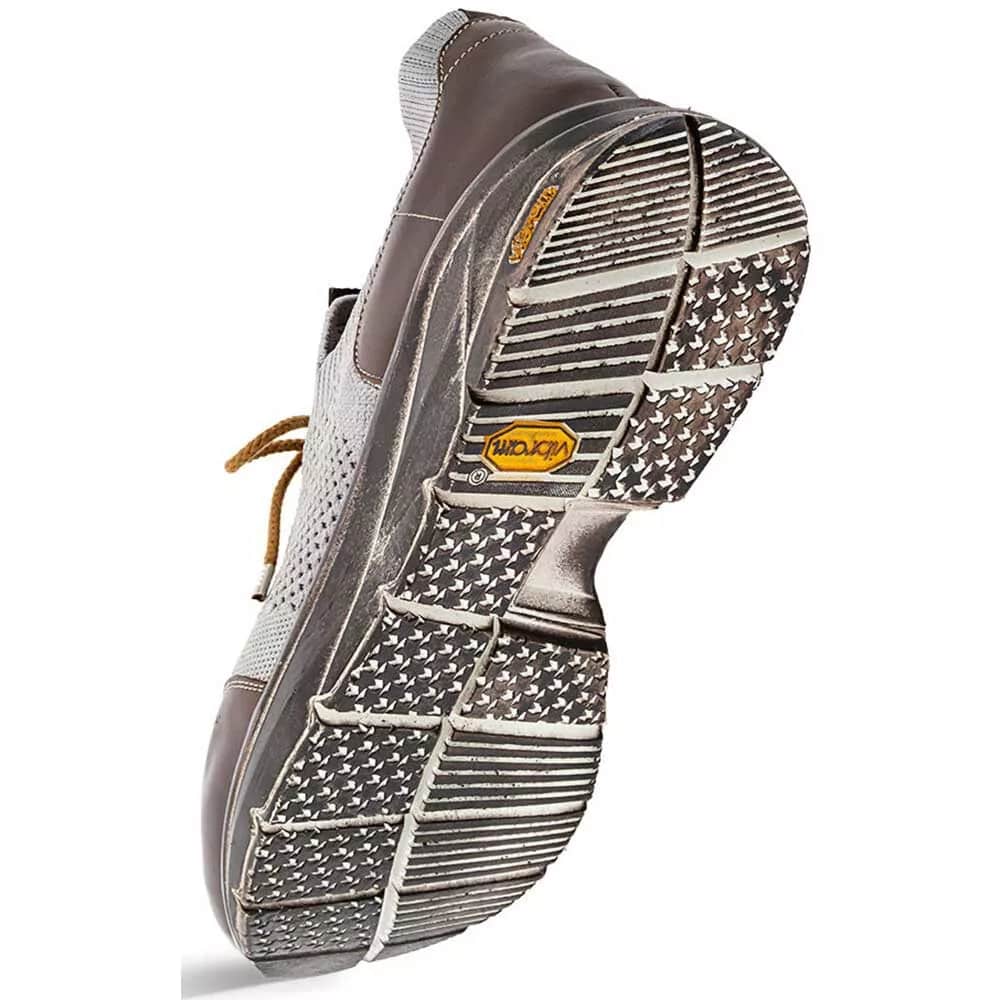 Mens Exotic Sneakers - Alligator Sneakers By Brand in Color Brown/Grey - Image 4