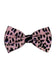 Men's Pink and Black Leopard - Animal Print Classic Design Bowties-Men's Neck Ties - Mens Dress Tie - Trendy Mens Ties