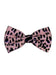 Men's Pink and Black Leopard - Animal Print Classic Design Bowties-Men's Neck Ties - Mens Dress Tie - Trendy Mens Ties