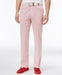 September-30-2021 Mens Slim-Fit Stretch Red/White seersucker ~ sear sucker Suit Men's Tapered Men's Dress Pants - Cheap Priced Dress Slacks For Men On Sale