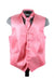 Dress Tuxedo Wedding Vest ~ Waistcoat ~ Waist coat Tie Set Salmon ~ Coral ~ Melon ~ Peachish Pinkish Color Buy 10 of same color Tie For $25 Each - Men's Neck Ties - Mens Dress Tie - Trendy Mens Ties