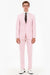Mens Modern Slim Pink Seersucker Suit