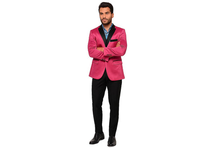 Men'S Cheap Priced Designer Fashion Dress Casual Blazer On Sale Pink Blazer
