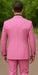 Pink Pinstripe Suit - Double Breasted Suit - Summer Suit