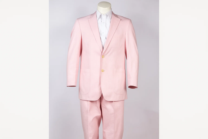 Men'S 2 Button Pinstripe Pink Cheap Priced Designer Fashion Dress Casual Blazer For Men On Sale Blazer