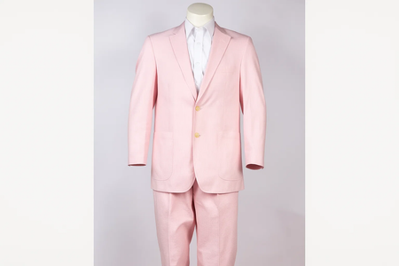 Men'S 2 Button Pinstripe Pink Cheap Priced Designer Fashion Dress Casual Blazer For Men On Sale Blazer