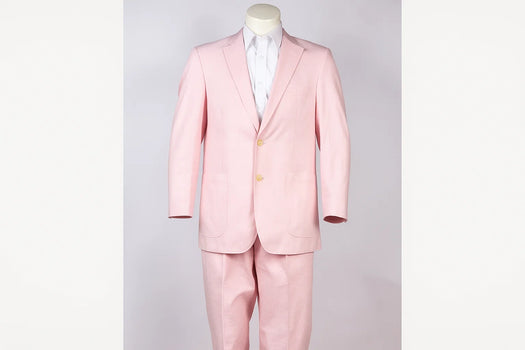Men'S 2 Button Pinstripe Pink Cheap Priced Designer Fashion Dress Casual Blazer For Men On Sale Blazer