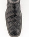 Ferrini Bronco Men's Print Pirarucu Fish Boots Handcrafted Black