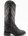 Ferrini Bronco Men's Print Pirarucu Fish Boots Handcrafted Black