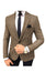 Plaid Blazer - Windowpane Blazer - Brown Blazer