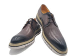 Carrucci Plain Toe Blucher Oxford - Patina Collection