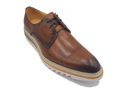 Carrucci Plain Toe Blucher Style Oxford