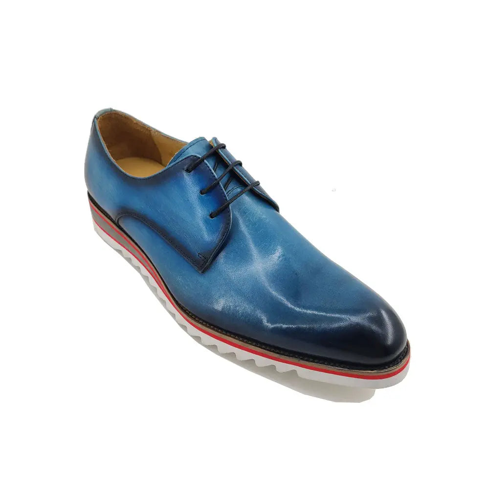 Carrucci Plain Toe Blucher Style Oxford
