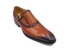 Carrucci Plain Toe Single Monk Loafer