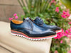 Carrucci Plain Toe Wing-tip Stitching Blucher style Oxford