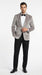 Men's Platinum Velvet Dinner Jacket with Satin Shawl Lapel | Formal Wedding Prom Blazer