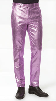 Shiny Metallic Party Lavender Suit