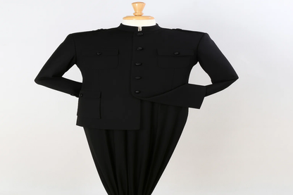 Cheap Plus Size Mens Black Suit For Big Men Online - Big and Tall Sizes