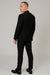 Poly Slim Fit Black Men'S Skinny Tapered Leg Lower Rise Pants Tuxedo