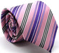 Men's Premium Mutli-Stripe Tie Pink - Men's Neck Ties - Mens Dress Tie - Trendy Mens Ties