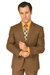 Renaissance Collection - Regular Fit 3 Piece Suit Chestnut